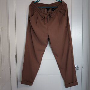 Tapered-Leg Flowy Jogger Pant